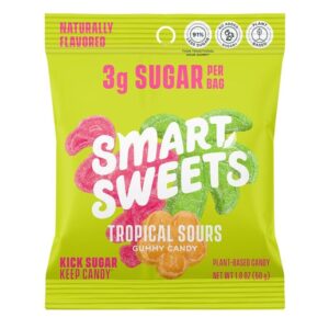 SmartSweets Tropical Sours Gummy 1.8oz 14ct